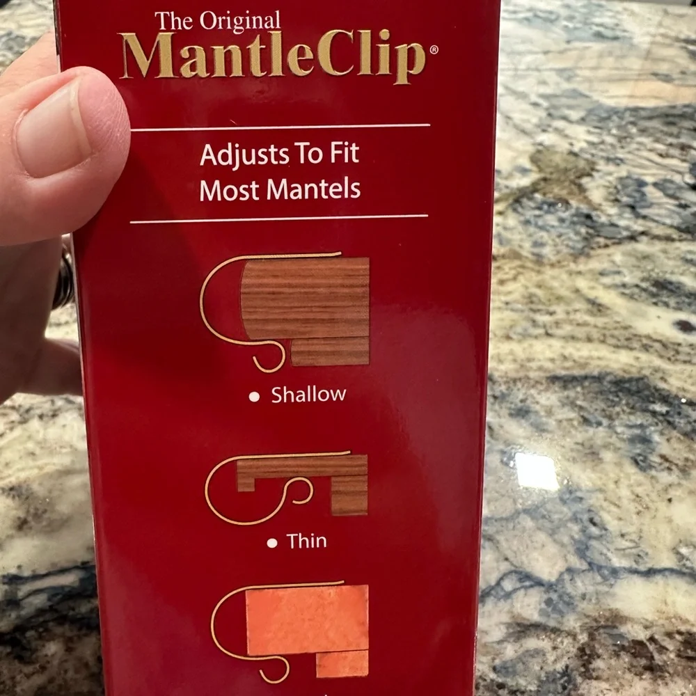 Target Black MantleClip Stocking Holders